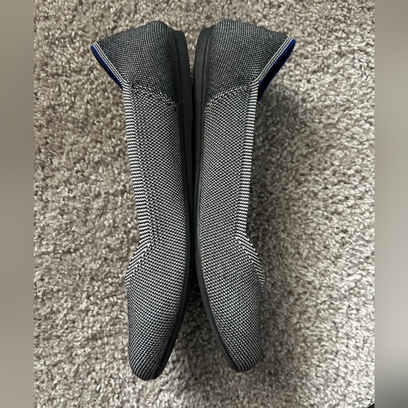 Rothy's Round Toe Blue Birdeye Flats Shoes 10 - Picture 2 of 6